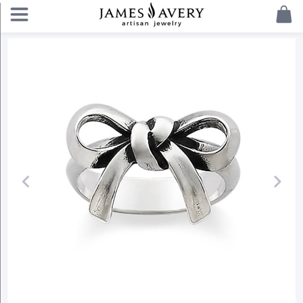 Retired James Avery Bow Ring